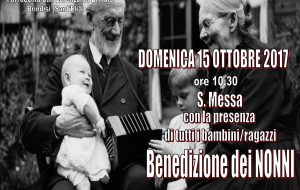 Il 15 ottobre la Benedizione dei nonni nella Parrocchia S. Lorenzo da Brindisi