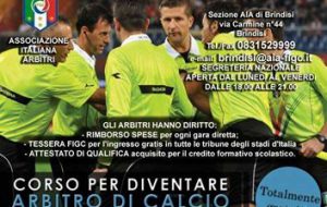 Al via il corso per arbitri di calcio: ecco i requisiti ed i vantaggi