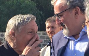 Don Ciotti ed Emiliano all’Assemblea di Libera a Masseria Canali