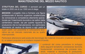 Aperte le iscrizioni a due corsi di tecnico superiore per industria navale ed aerospaziale