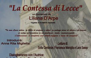 A San Pancrazio si presenta il libro “La Contessa di Lecce” di Liliana D’Arpe
