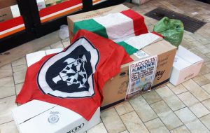 CasaPound Brindisi distribuisce la raccolta alimentare alle famiglie in difficoltà economica del Rione Sant’Elia