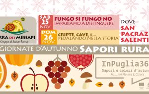 Giornate d’autunno. Sapori Rurali: weekend a base di funghi e passeggiate in bici a San Pancrazio Salentino
