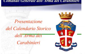 Presentato anche a Brindisi il Calendario Storico 2018 dell’Arma dei Carabinieri