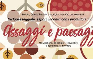 “Assaggi e paesaggi” dall’11 novembre al 31 dicembre, a Brindisi, la rassegna con InPuglia 365 – Sapori e colori d’autunno