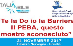Piani Eliminazione Barriere Architettoniche: venerdì 24 interessante convegno a Palazzo Nervegna