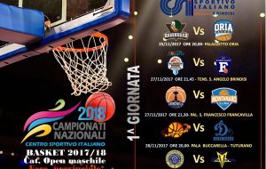 Al via il campionato CSI di basket maschile