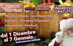 Si inaugura a Fasano “L’officina di Babbo Natale”: 38 giorni di festa a Conforama