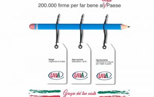 UILA: raccolte in provincia di Brindisi 8mila firma per le due proposte di iniziativa popolare
