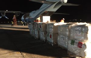 Partito dalla Base UNHRD di Brindisi secondo volo umanitario per le popolazione terremotate di Iraq e Iran