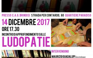 Giovedì al CAG incontro di approfondimento sul tema delle ludopatie