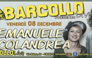 Venerdì 8 il Barcollo ospita il concerto di Emanuele Colandrea