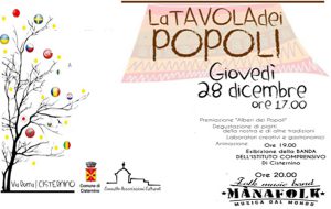 Oggi a  Cisternino “La tavola dei popoli”