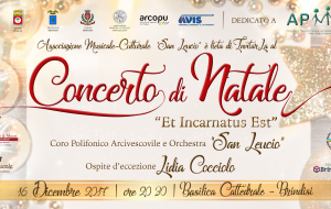 Il 16 Dicembre il concerto di Natale “Et Incarnatus est” con il Coro Polifonico San Leucio di Brindisi