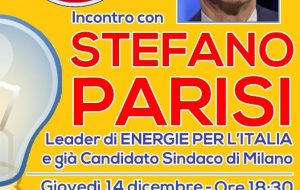 Giovedì a Cisternino incontro con Stefano Parisi, leader di Energie per l’Italia
