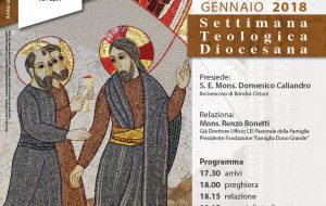 Famiglia,  giovani, chiesa, esigenza di un’alleanza educativa: al via la Settimana Teologica 2018