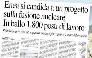 Fusione nucleare, CGIL: “non è tempo di esultare ma il Tar del Lazio ci fa ben sperare”