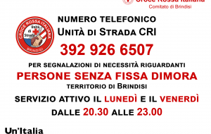 La Croce Rossa avvia servizio di assistenza delle persone senza fissa dimora
