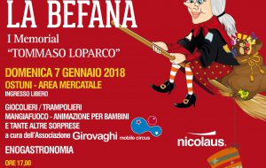 Torna l’appuntamento con “Viva Viva la Befana” organizzato dal Gruppo Folk “Città di Ostuni”