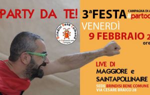 Sabato il terzo appuntamento con il “PARTY DA TE!”, musica e cultura nella sede di BBC