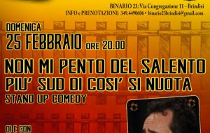 Non mi pento del Salento: la Stand Up Comedy di Massimo Giordano a Teatri A Vapore