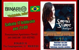 I viaggi della Musica: sabato 17 Simona Stamer Trio al Binario 23