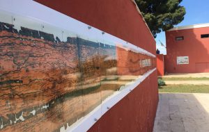 Nell’Albergabici installata la Tabula Peutingeriana