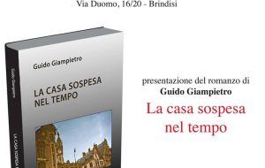 Venerdì a Palazzo Nervegna si presenta “La Casa sospesa nel tempo” di Guido Giampietro
