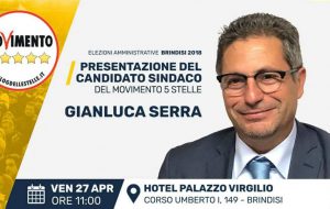 Lo staff del M5S certifica le prime tre liste per le comunali: Serra a Brindisi, Capone ad Oria e Presta a Torre Santa Susanna