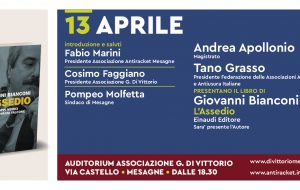 Al via a Mesagne “I Venerdì dell’Antiracket”: si apre con Giovanni Bianconi e Tano Grasso