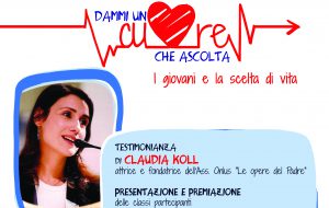 Claudia Koll a Brindisi per il convegno “Un cuore che ascolta”