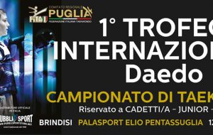 300 atleti da tutta Europa a Brindisi per il 1° Trofeo Internazionale Daedo 2018 di Taekwondo
