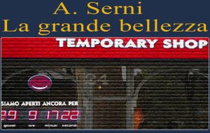 A spasso nel temporary shop – reparto numero 3. Di A.Serni