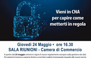 Novità sulla Privacy: oggi incontro tecnico organizzato dalla CNA