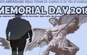 Memorial Day 2018: il SAP ricorda tutte le vittime della mafia, del terrorismo e di ogni forma di criminalità