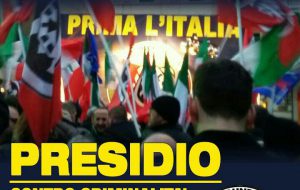 Sabato 12 presidio di Casapound contro degrado, criminalità e corruzione