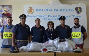 Marijuana tra le balle di fieno: un arresto