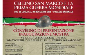 Da 25 luglio la mostra “Quando il Piave mormorava. Cilinari in trincea. Cellino San Marco e la Prima Guerra Mondiale”