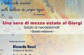 Una sera di mezza estate: domani la consegna dei diplomi al Giorgi