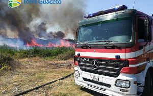 Ennesimo incendio a Torre Guaceto