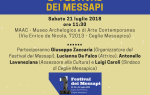 Ceglie: tutto pronto per la prima edizione del Festival dei Messapi