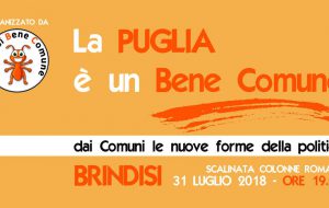 La Puglia è un bene comune: martedì 31 riflessione pubblica organizzata da BBC sulla scalinata virgiliana