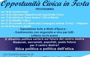 Domenica 29 torna a Cisternino “Opportunità Civica in Festa”