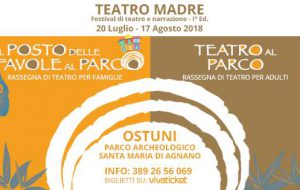 In arrivo ad Ostuni la I edizione di “Teatro Madre”, il festival di Teatro e Narrazione