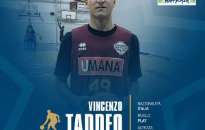 Il giovane talento Vincenzo Taddeo alla Happy Casa per la stagione 2018/19