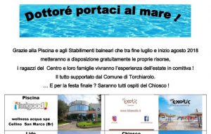 Dottorè portaci al mare! particolare iniziativa benefica a favore dei diversamente abili del Centro Santa Bernadette di Torchiarolo