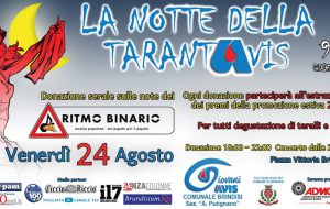 Venerdì 24 si rinnova l’appuntamento con “La notte della TARANTAVIS”