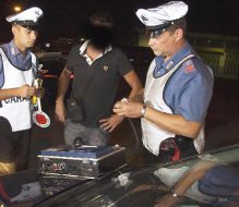 Fasano, controlli ad “alto impatto”: denunce per alcol alla guida e porto di coltello, sette segnalazioni per droga