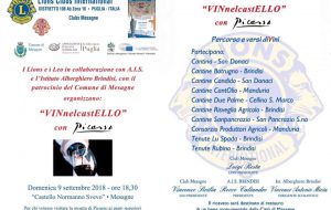 Domenica 9 a Mesagne VINnelcastELLO… con Picasso