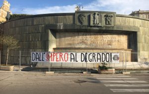 FlashMob di CasaPound per la “Fontana Dell’Impero”